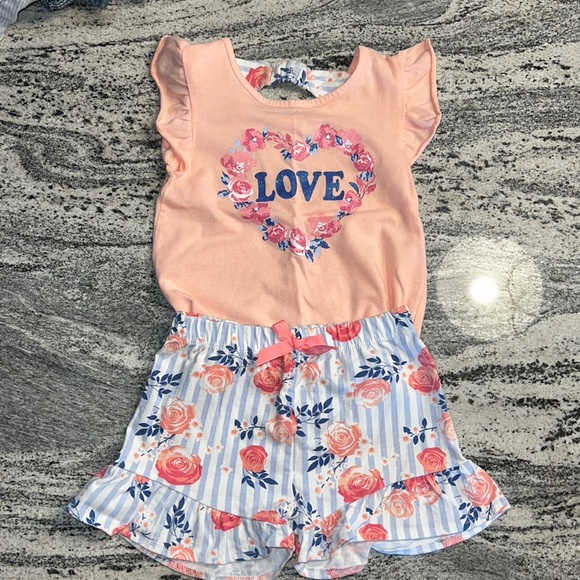 Super cute and comfy Nicole Miller two piece set sz 5 - Picture 1 of 4